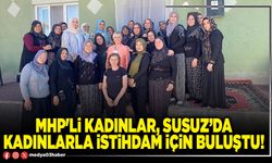 MHP'li kadınlar, Susuz’da kadınlarla istihdam için buluştu!