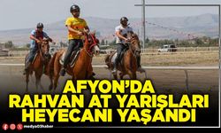 Afyon’da Rahvan At Yarışları heyecanı yaşandı