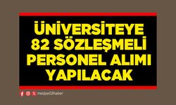 Üniversiteye 82 sözleşmeli personel alımı yapılacak