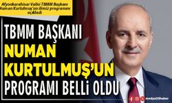 TBMM Başkanı Numan Kurtulmuş’un programı belli oldu