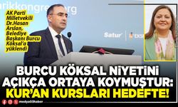 Burcu Köksal niyetini açıkça ortaya koymuştur: Kur’an kursları hedefte!