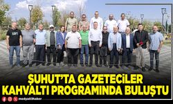 Şuhut’ta Gazeteciler kahvaltı programında buluştu