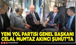 Yeni Yol Partisi Genel Başkanı Celal Mümtaz Akıncı Şuhut’ta