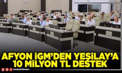 Afyon İGM’den Yeşilay’a 10 Milyon TL destek