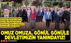 Omuz omuza, gönül gönüle devletimizin yanındayız!