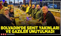 Bolvadin’de şehit yakınları ve gaziler unutulmadı