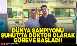 Dünya Şampiyonu Şuhut’ta Doktor olarak göreve başladı!