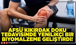 AFSÜ kıkırdak doku tedavisinde yenilikçi bir biyomalzeme geliştirdi!