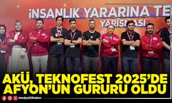 AKÜ, TEKNOFEST 2025’de Afyon’un gururu oldu