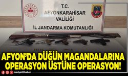 Afyon’da düğün magandalarına operasyon üstüne operasyon!