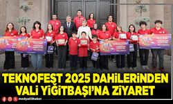 TEKNOFEST 2025 dahilerinden Vali Yiğitbaşı’na ziyaret