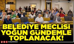 Belediye Meclisi yoğun gündemle toplanacak!