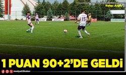 1 puan 90+2’de geldi