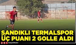 Sandıklı Termalspor üç puanı 2 golle aldı