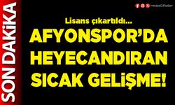 Afyonspor’da heyecanlandıran sıcak gelişme!