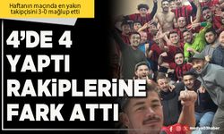 4’de 4 yaptı rakiplerine fark attı