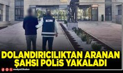 Dolandırıcılıktan aranan şahsı Polis yakaladı