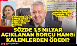 Sözde 1,5 Milyar açıklanan borcu hangi kalemlerden ödedi?