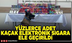 Yüzlerce adet kaçak elektronik sigara ele geçirildi