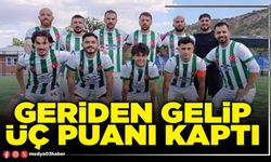 Geriden gelip üç puanı kaptı