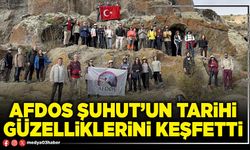 AFDOS Şuhut’un tarihi güzelliklerini keşfetti