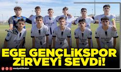 Ege gençlikspor zirveyi sevdi!