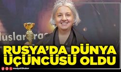 Rusya’da Dünya Üçüncüsü oldu