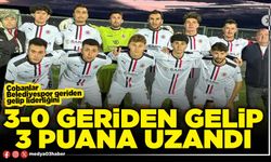 3-0 geriden gelip 3 puana uzandı