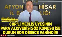 CHP’li Meclis üyesinin para alışverişi söz konusu ise durum son derece vahimdir!