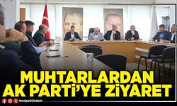 Muhtarlardan AK Parti’ye ziyaret