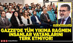 Gazze’de tüm yıkıma rağmen insanlar vatanlarını terk etmiyor!