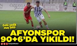Afyonspor 90+6’da yıkıldı!