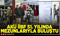 AKÜ İİBF 51. yılında mezunlarıyla buluştu