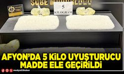 Afyon’da 5 Kilo uyuşturucu madde ele geçirildi