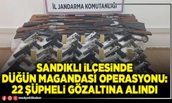 Sandıklı İlçesinde düğün magandası operasyonu: 22 şüpheli gözaltına alındı