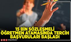 15 Bin sözleşmeli öğretmen atamasında tercih başvuruları başladı