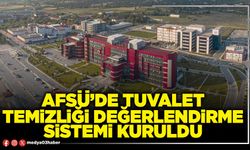 AFSÜ’de tuvalet temizliği değerlendirme sistemi kuruldu