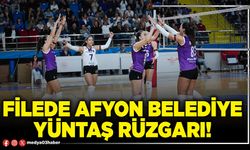 Filede Afyon Belediye Yüntaş rüzgarı!