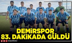 Demirspor 83. Dakikada güldü