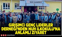 Girişimci Genç Liderler Derneği’nden Nuh İlkokulu’na anlamlı ziyaret