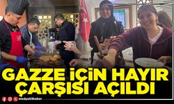 Gazze için hayır çarşısı açıldı