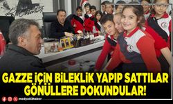 Gazze için bileklik yapıp sattılar gönüllere dokundular!