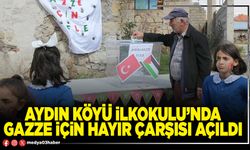 Aydın Köyü İlkokulu’nda Gazze için hayır çarşısı açıldı