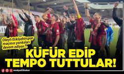 Küfür edip tempo tuttular!