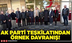 AK Parti teşkilatından örnek davranış!