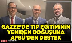 Gazze’de Tıp Eğitiminin Yeniden Doğuşuna AFSÜ’den destek