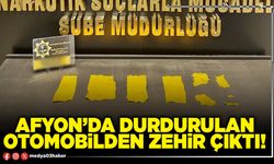 Afyon’da durdurulan otomobilden zehir çıktı!