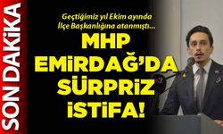 MHP Emirdağ’da sürpriz istifa!