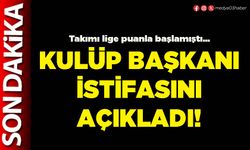 Kulüp Başkanı istifasını açıkladı!
