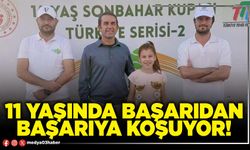 11 yaşında başarıdan başarıya koşuyor!